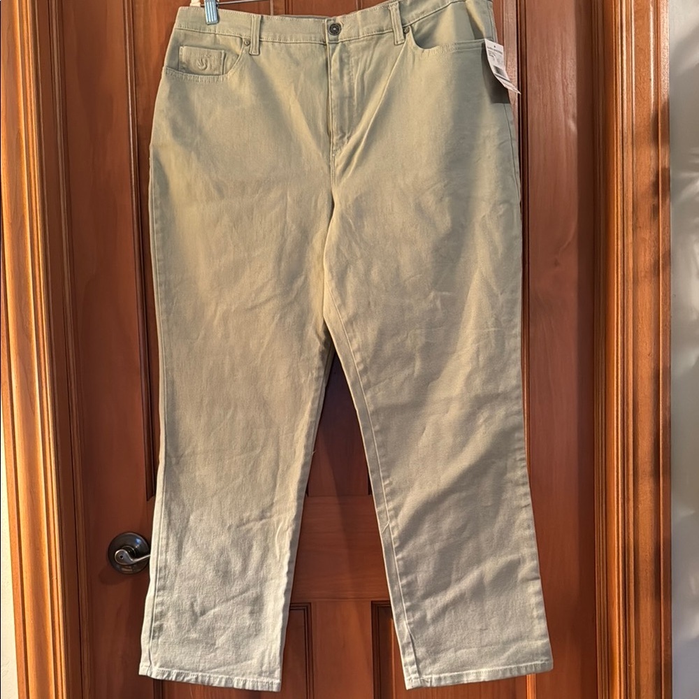 Gloria Vanderbilt Amanda Jeans light fern is color